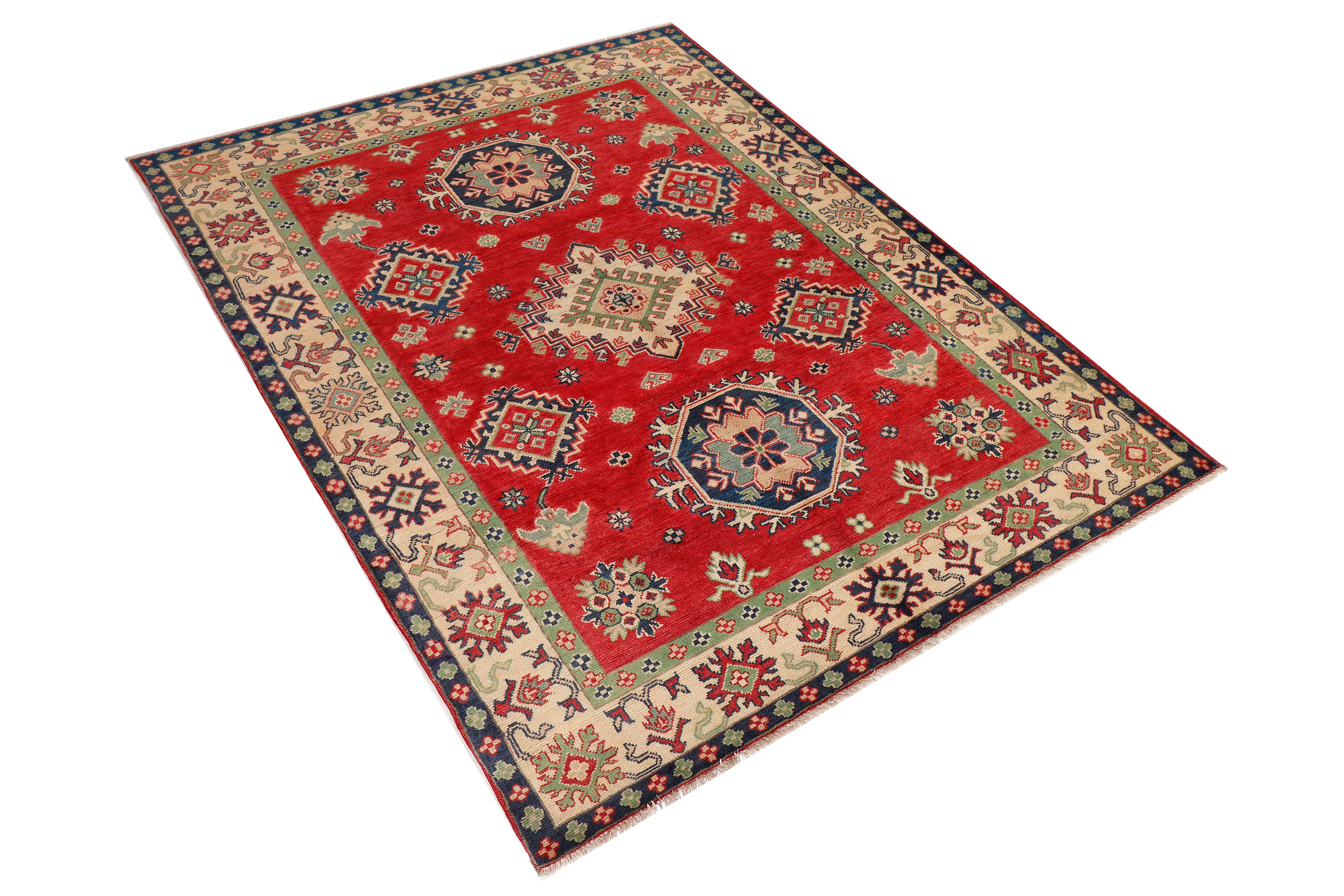 Kazak Red Rug PC 57368 - 2.03m X 1.47m