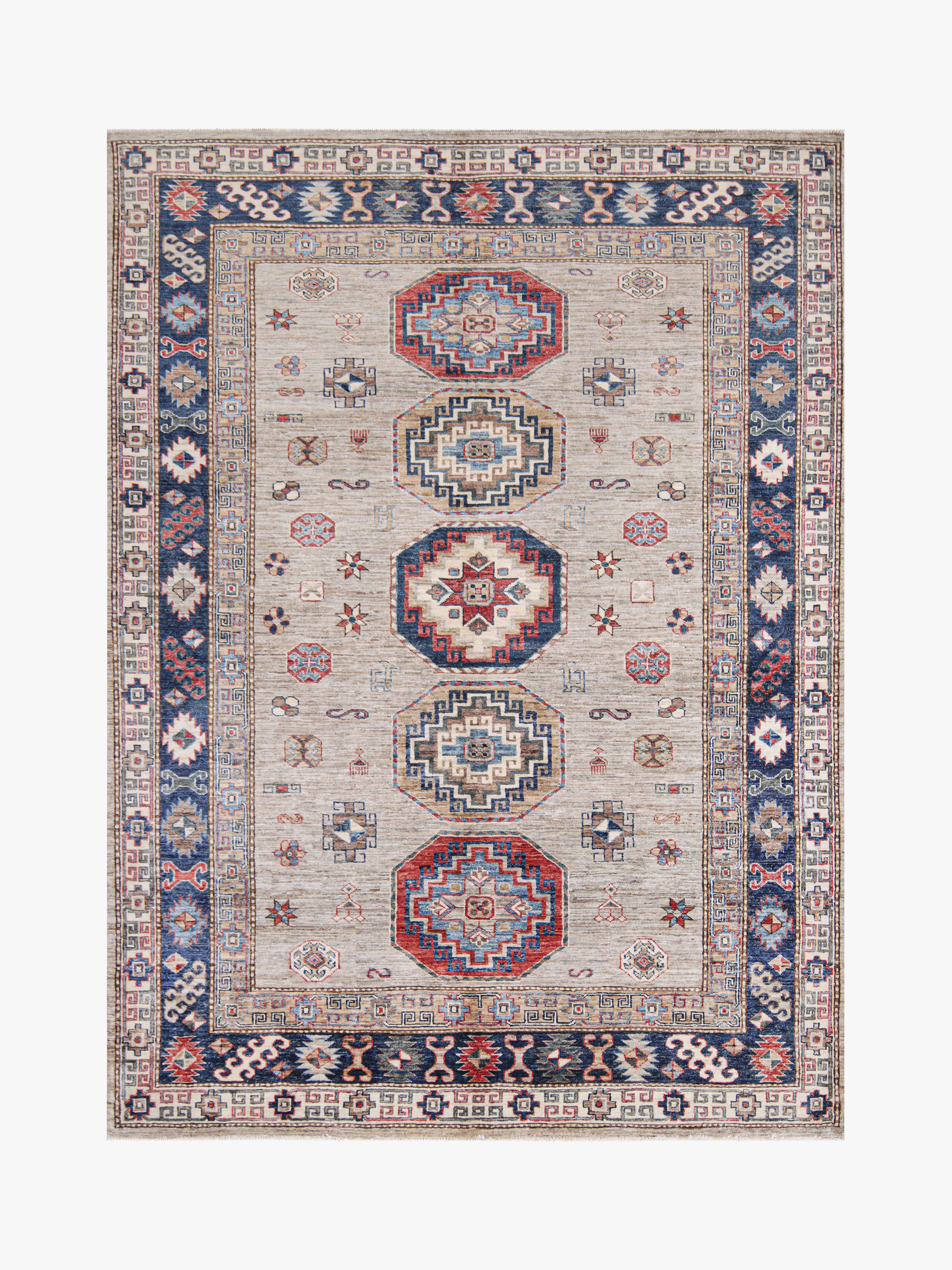 Supreme Kazak Grey Rug PC 57501 - 2.35m X 1.74m