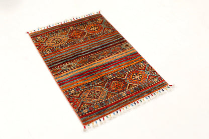 Khurjeen Multi Rug PC 56524 - 0.90m X 0.64m