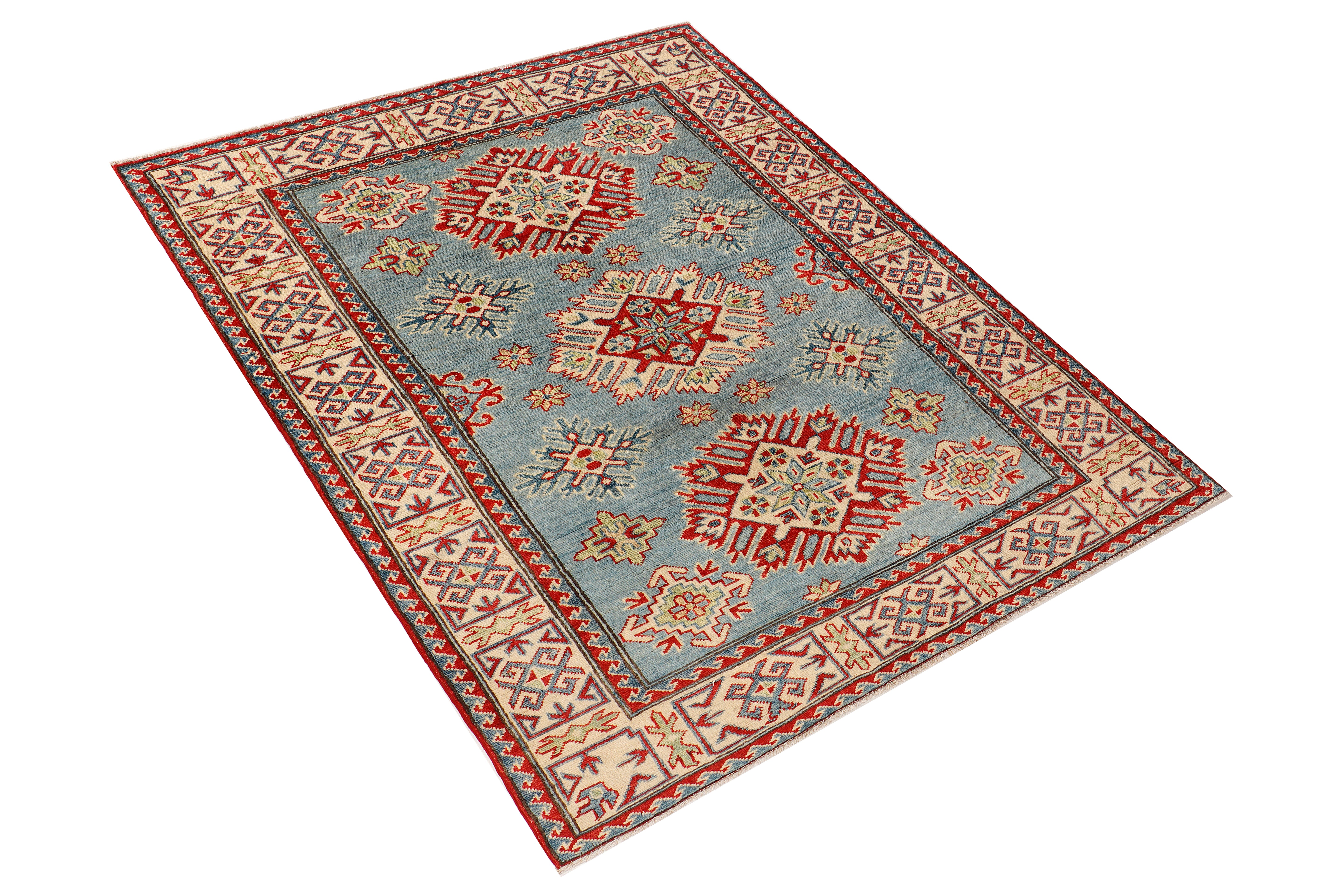 Kazak Blue Rug PC 57377 - 1.94m X 1.37m