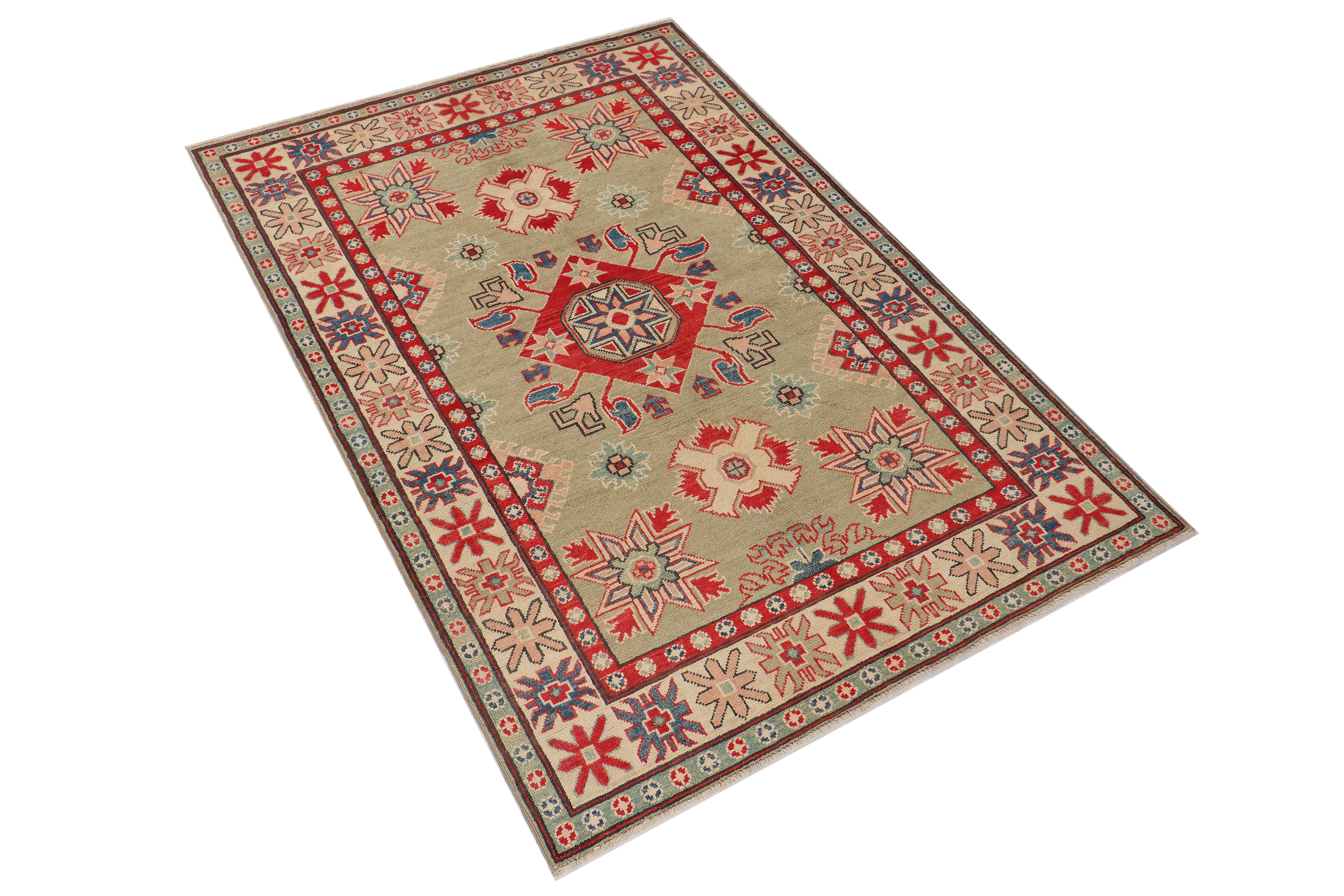 Kazak Grey Rug PC 57378 - 1.84m X 1.21m