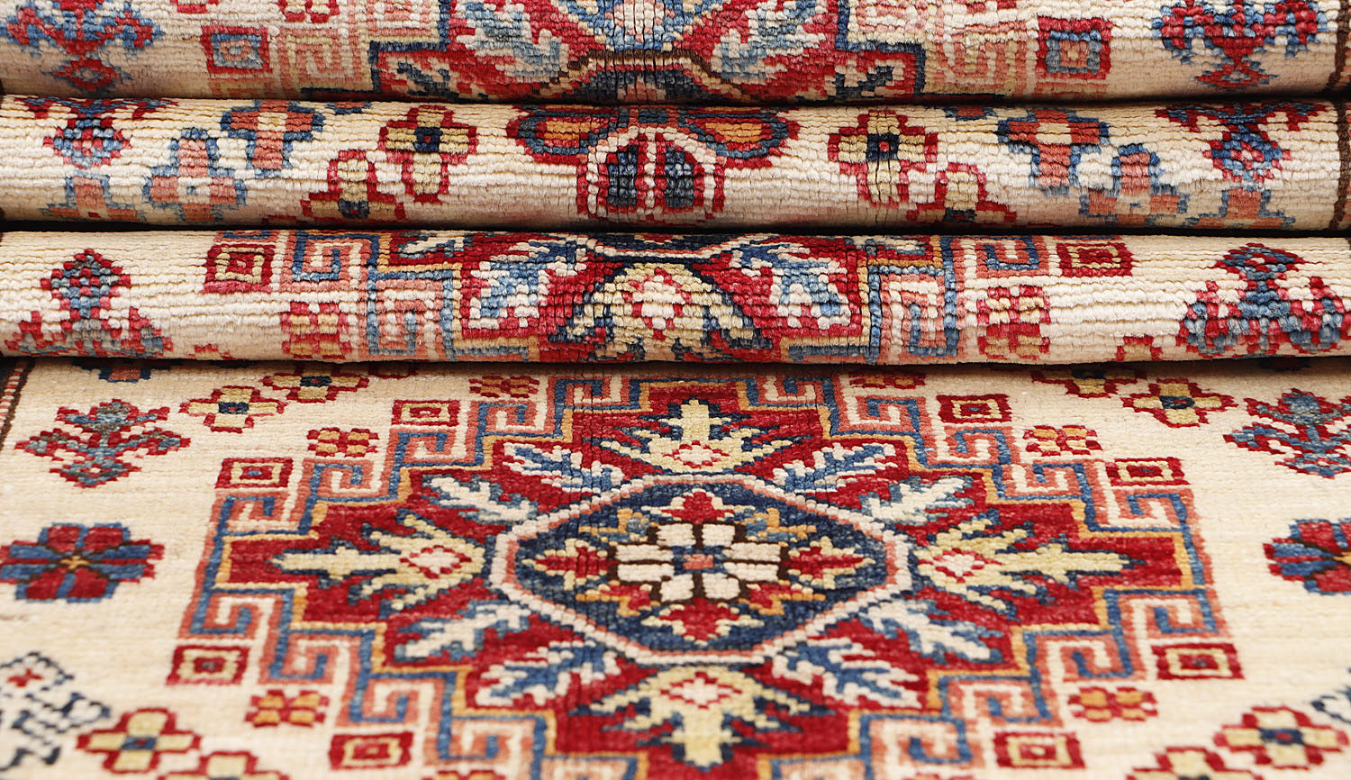Supreme Kazak Ivory Rug PC 57722 - 2.98m X 0.80m