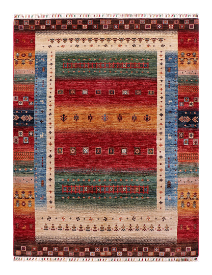 Loribaft Red Rug PC 54388 - 2.05m X 1.58m