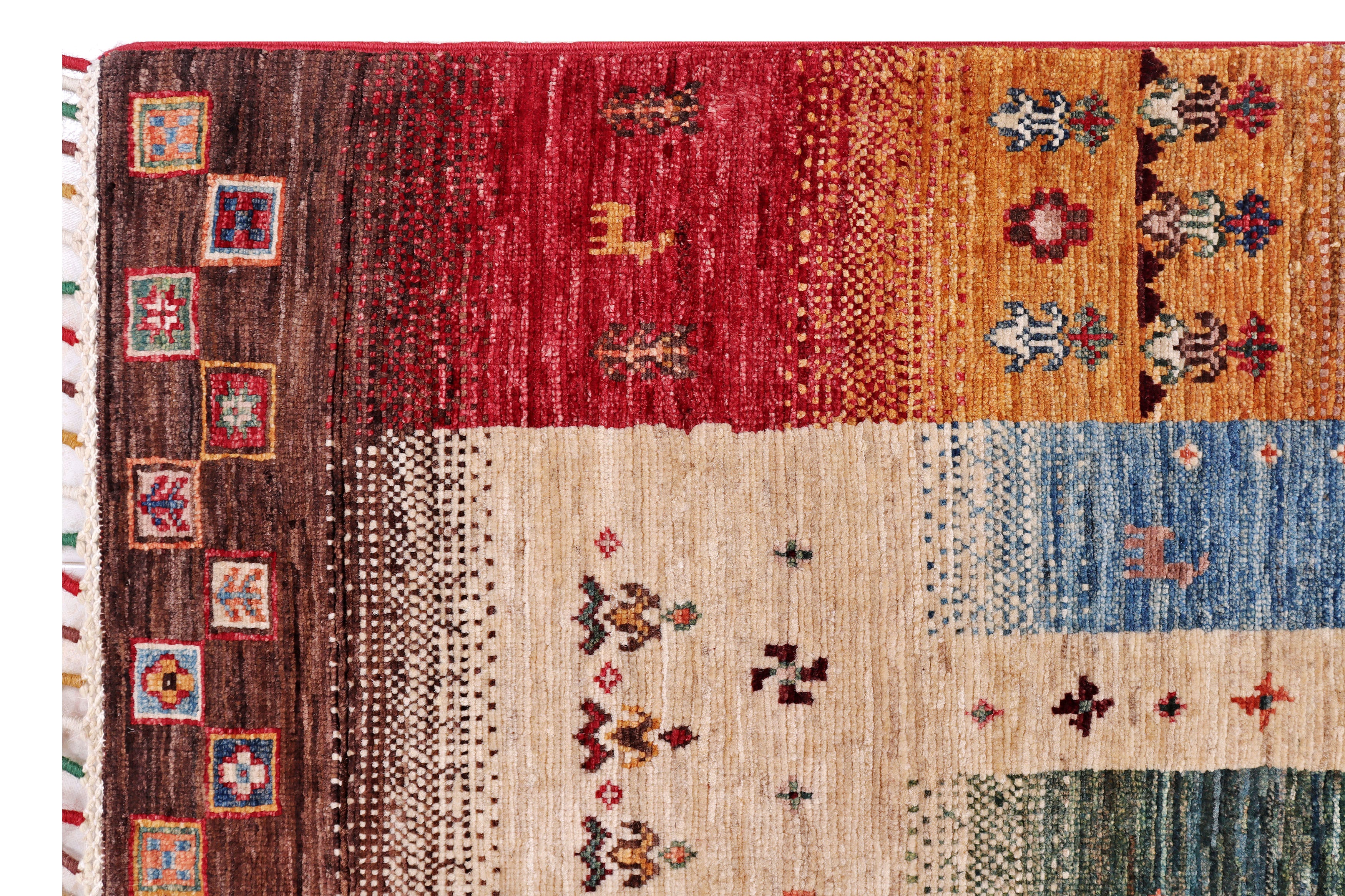 Loribaft Red Rug PC 54388 - 2.05m X 1.58m