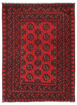 Red Afghan PC 50684 - 1.49 X 0.96