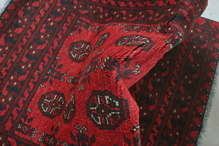 Red Afghan PC 50684 - 1.49 X 0.96