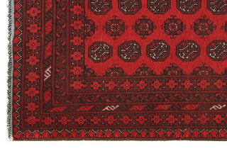 Red Afghan PC 50694 - 1.48 X 0.96