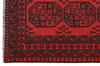 Red Afghan PC 50693 - 1.46 X 0.98