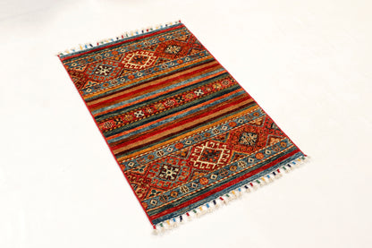 Khurjeen Multi Rug PC 56527 - 0.94m X 0.64m