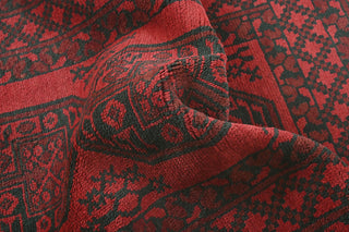 Red Afghan PC 50688 - 1.45 X 0.95