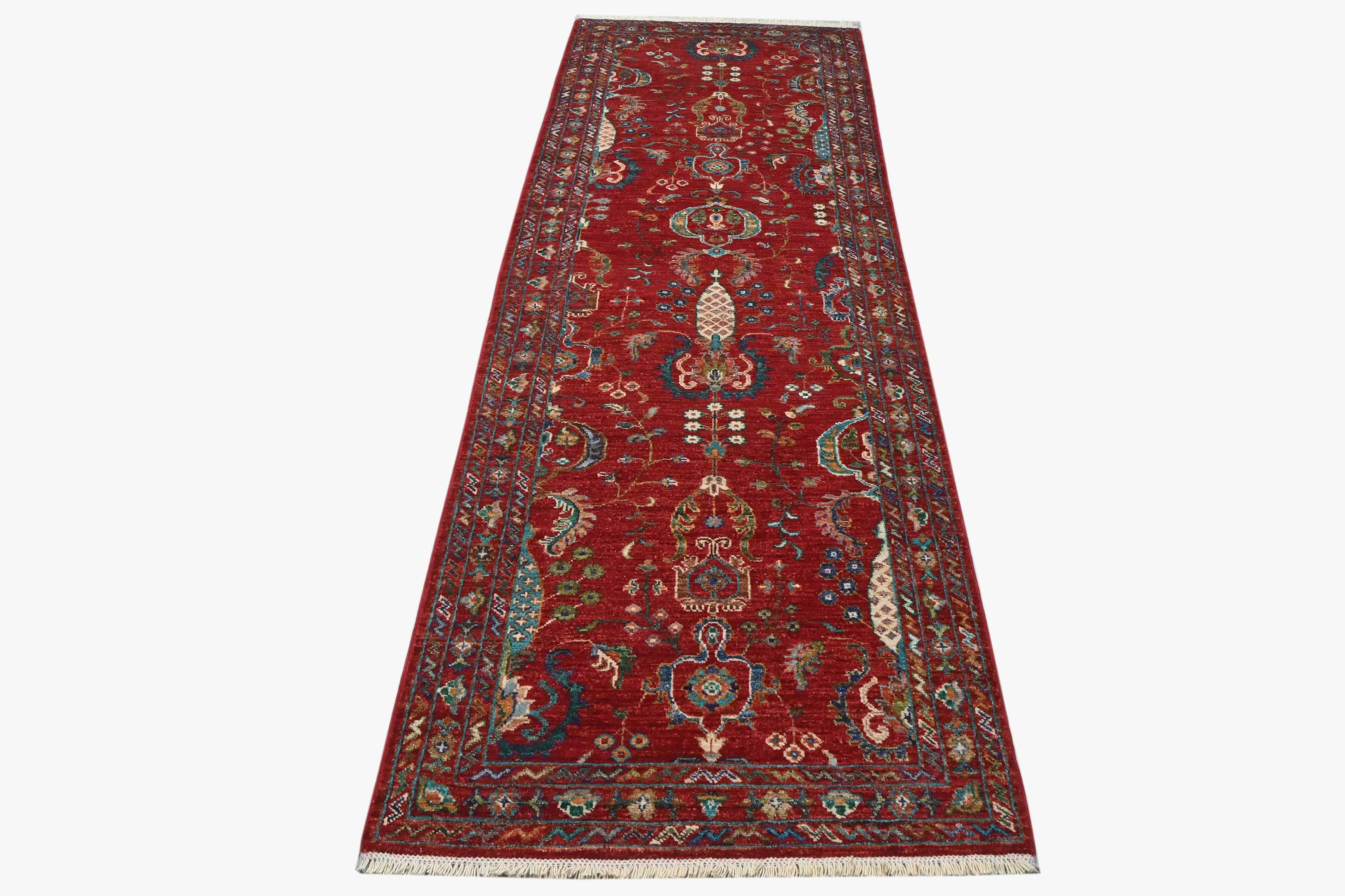 Sultani Red Rug PC 54953 - 2.53m X 0.83m
