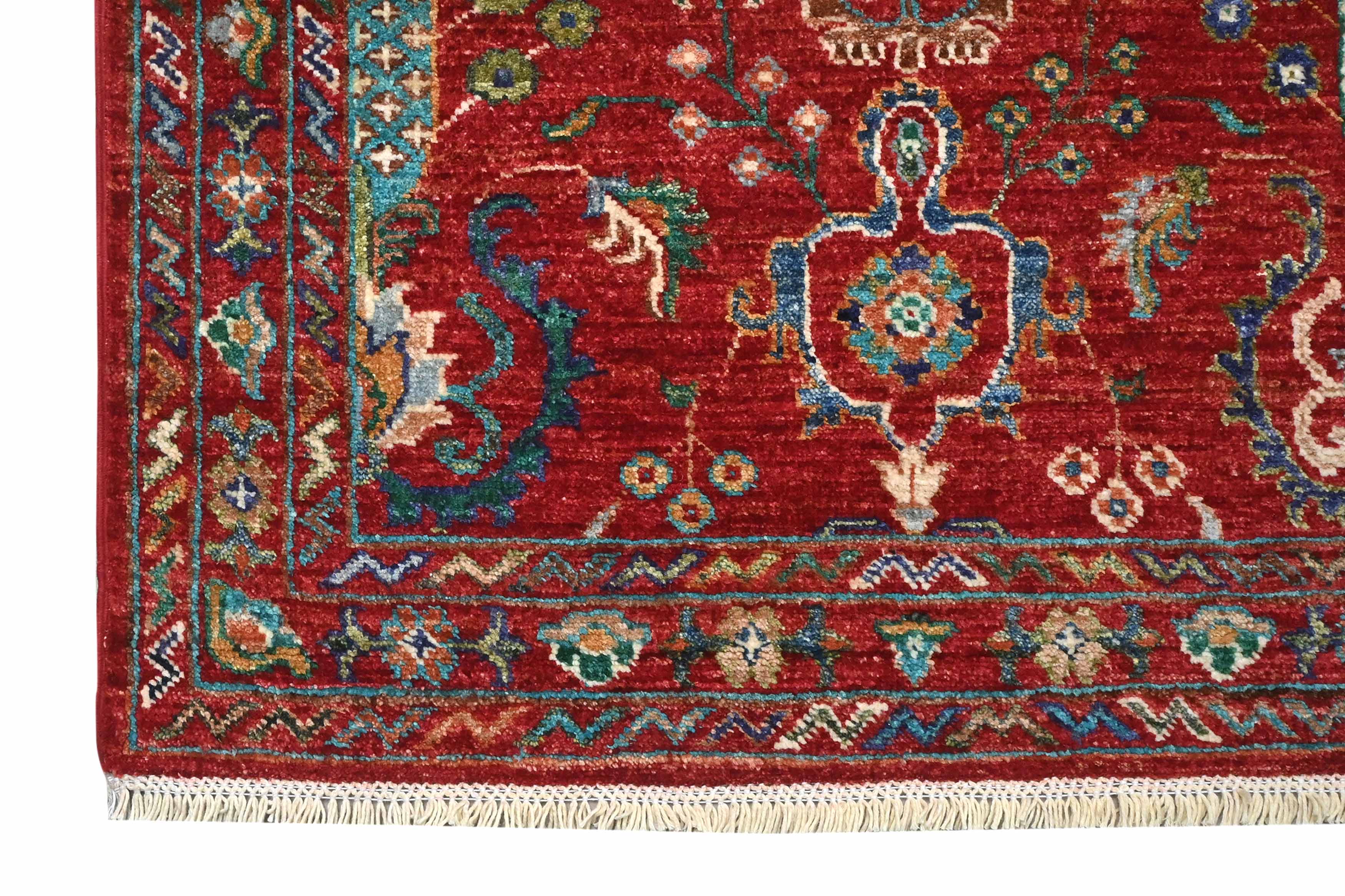 Sultani Red Rug PC 54953 - 2.53m X 0.83m
