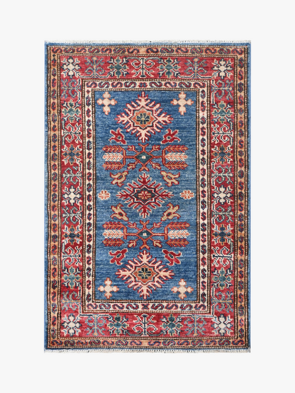 Supreme Kazak Blue Rug PC 54871 - 0.92m X 0.63m