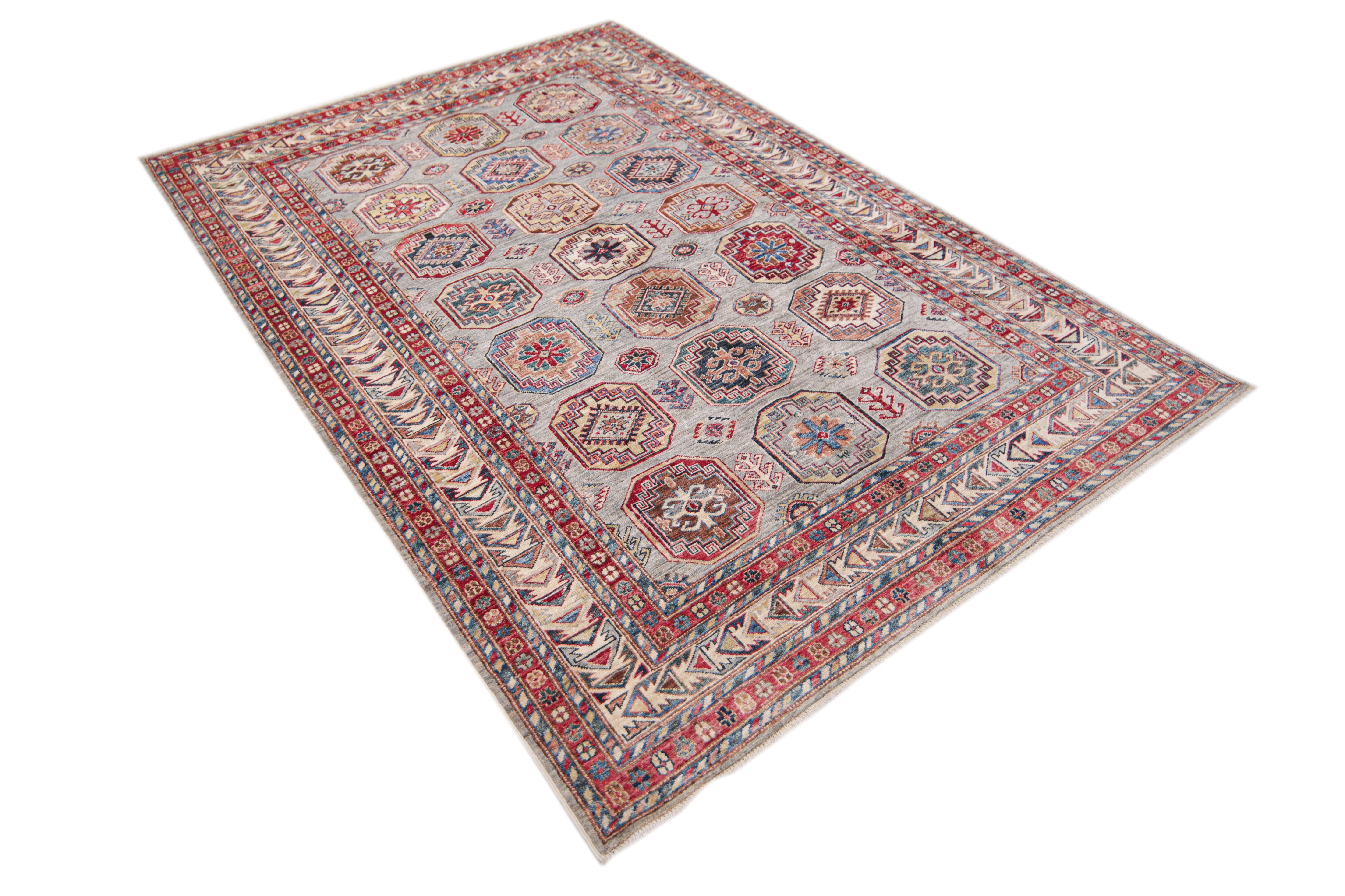 Supreme Kazak Grey Rug PC 57506 - 2.40m X 1.70m