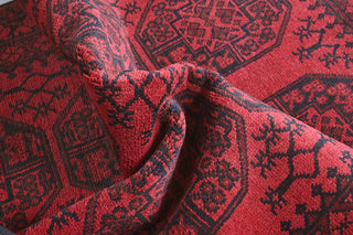 Red Afghan PC 50679 - 1.89 X 1.23