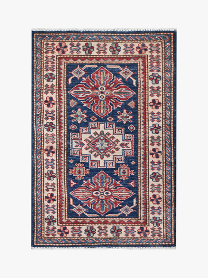 Supreme Kazak Blue Rug PC 54873 - 0.91m X 0.61m