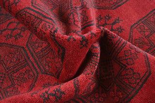 Red Afghan PC 50674 - 1.90 X 1.21