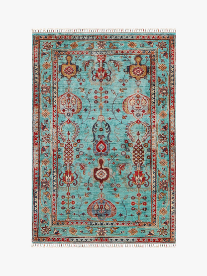 Sultani Green Rug PC 54267 - 1.54m X 1.01m