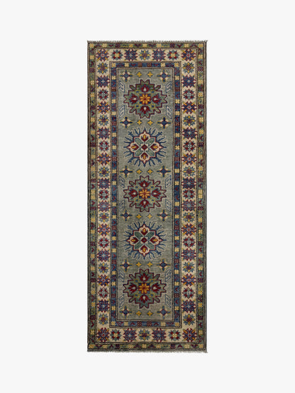 Kazak Grey Rug PC 57456 - 1.79m X 0.61m