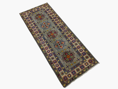 Kazak Grey Rug PC 57456 - 1.79m X 0.61m