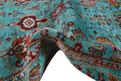 Sultani Green Rug PC 54267 - 1.54m X 1.01m