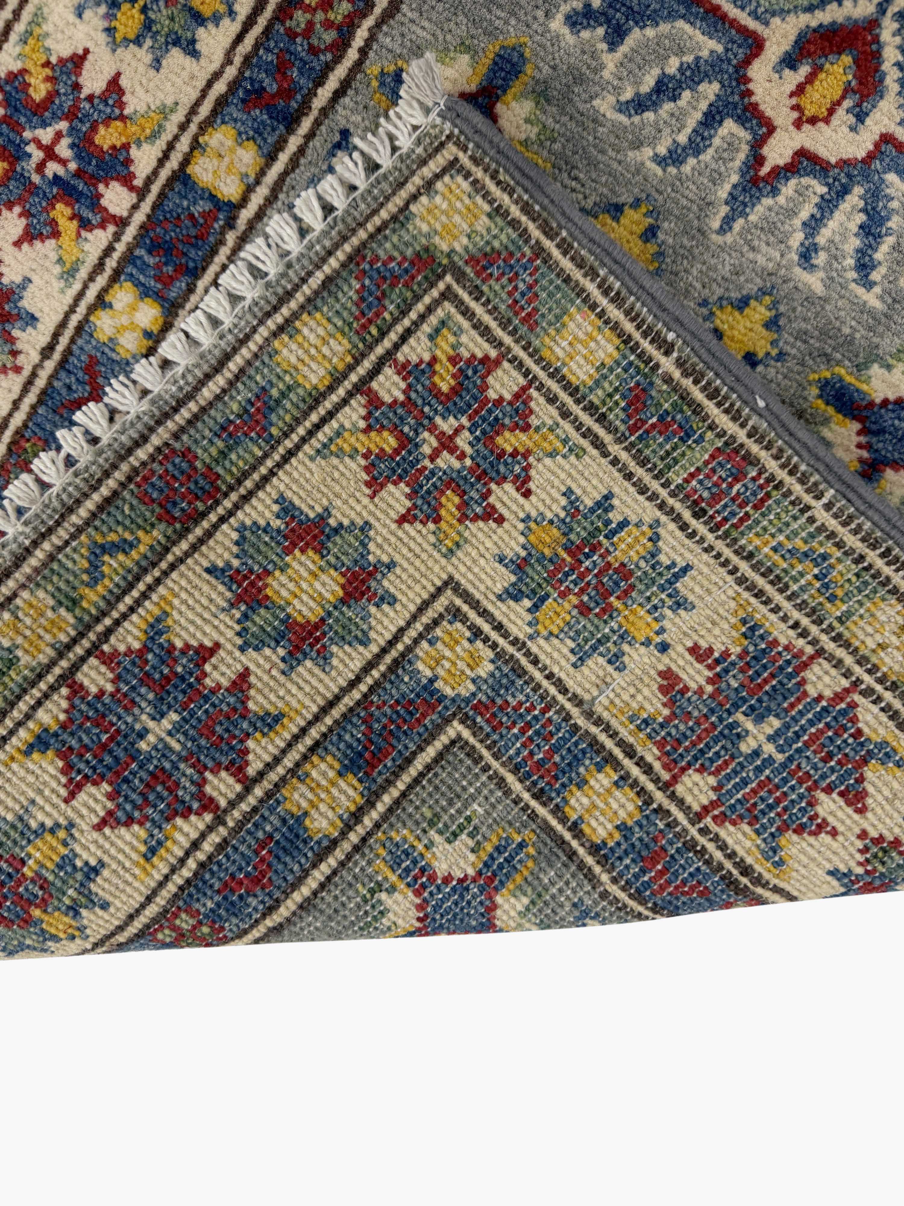 Kazak Grey Rug PC 57456 - 1.79m X 0.61m