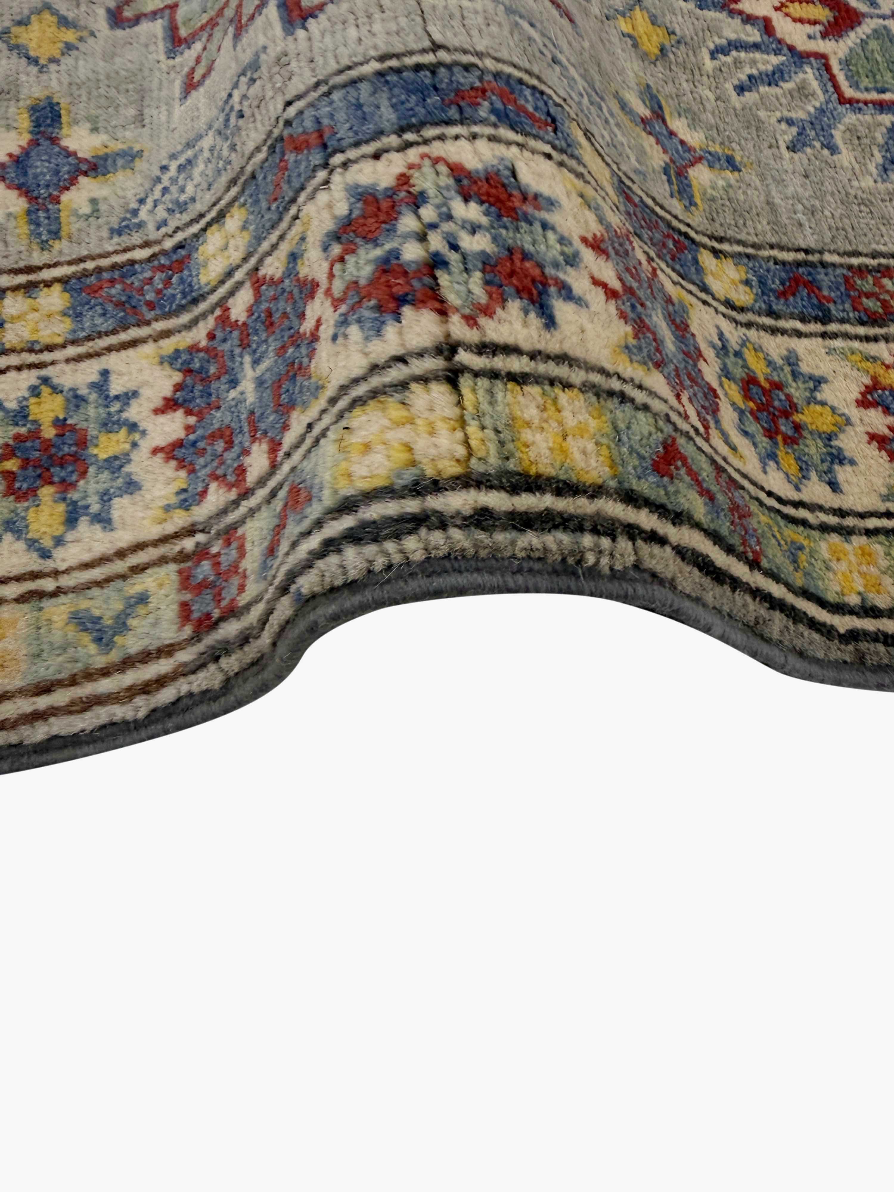 Kazak Grey Rug PC 57456 - 1.79m X 0.61m