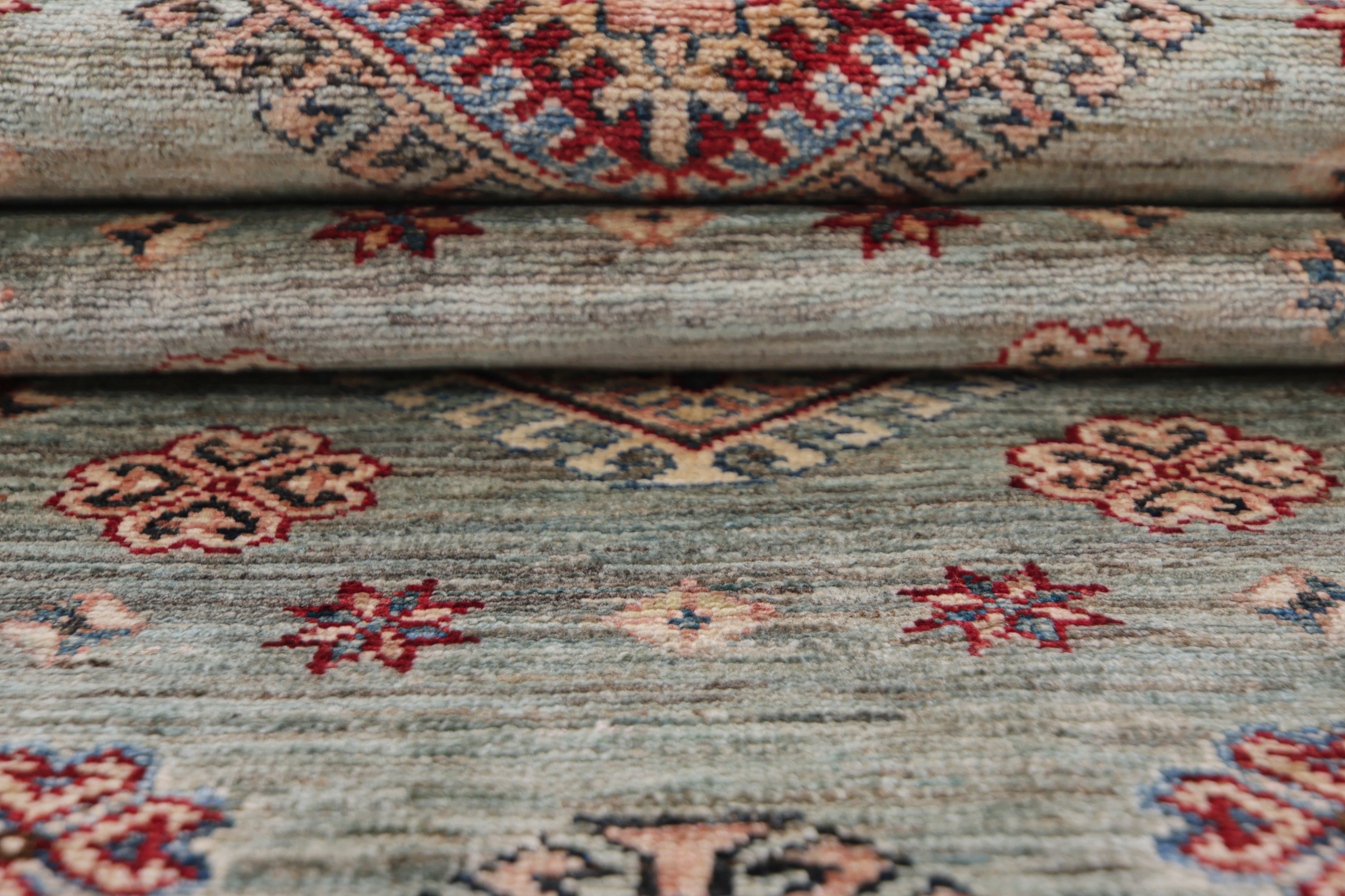 Supreme Kazak Green Rug PC 57512 - 2.48m X 0.80m