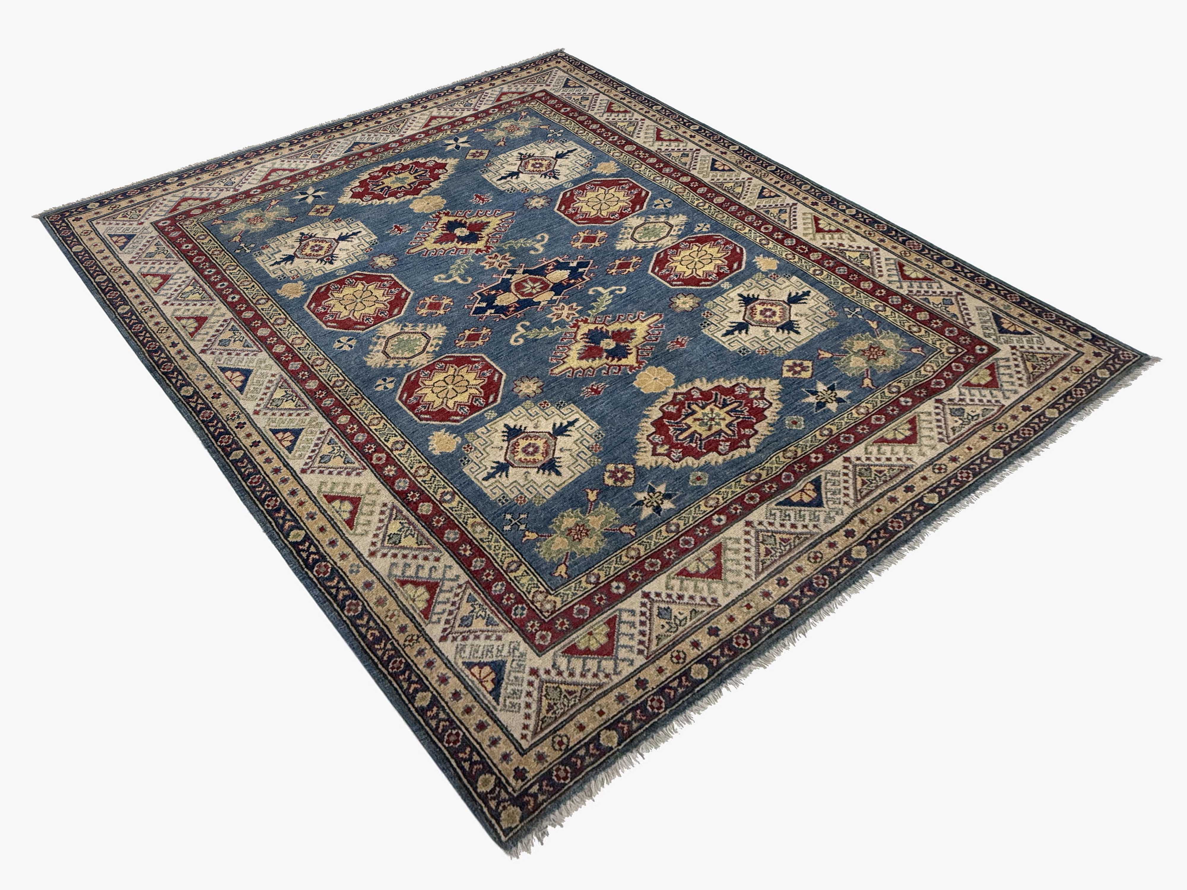 Kazak Blue Rug PC 57458 - 2.19m X 1.76m