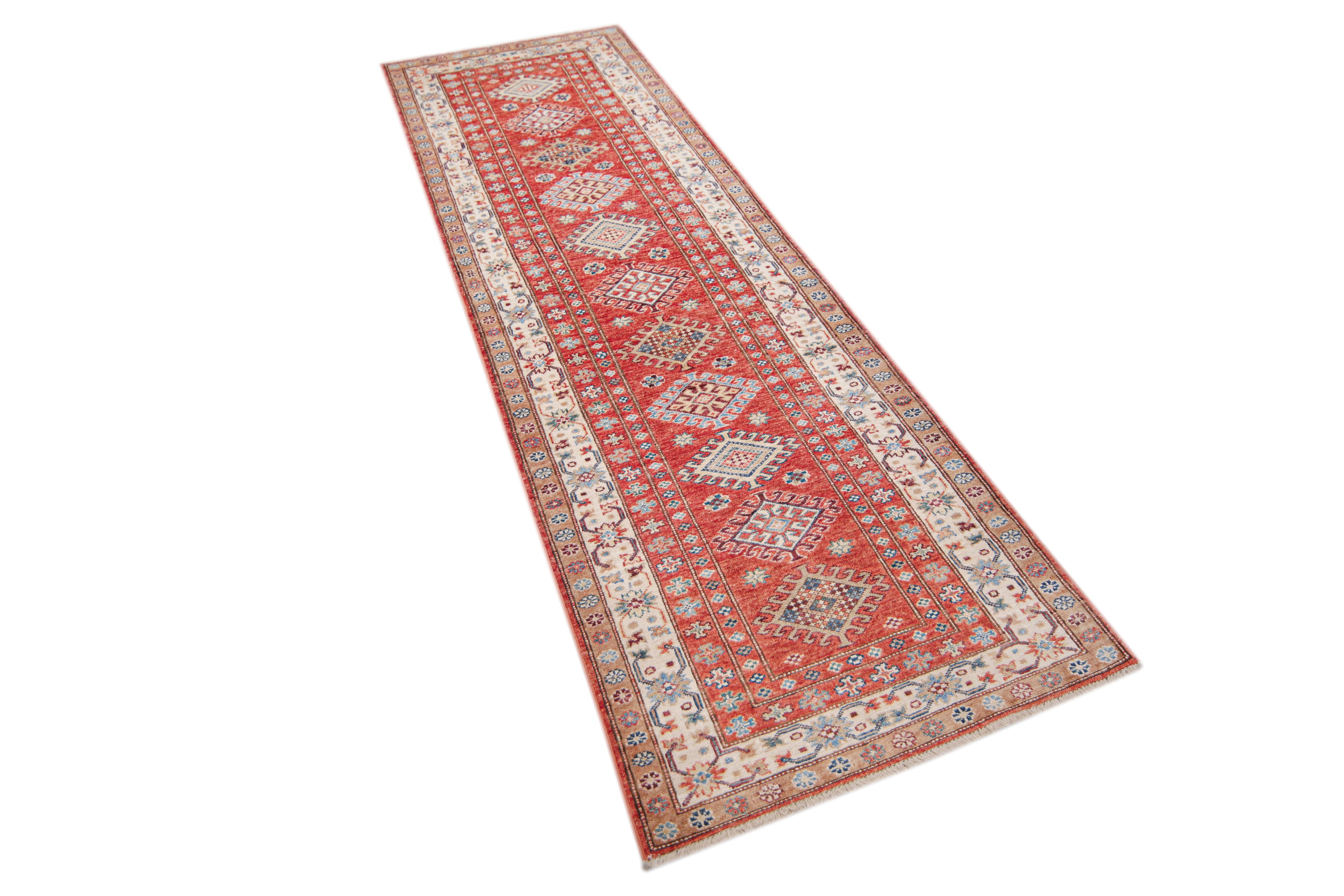Supreme Kazak Red Rug PC 57513 - 2.52m X 0.79m