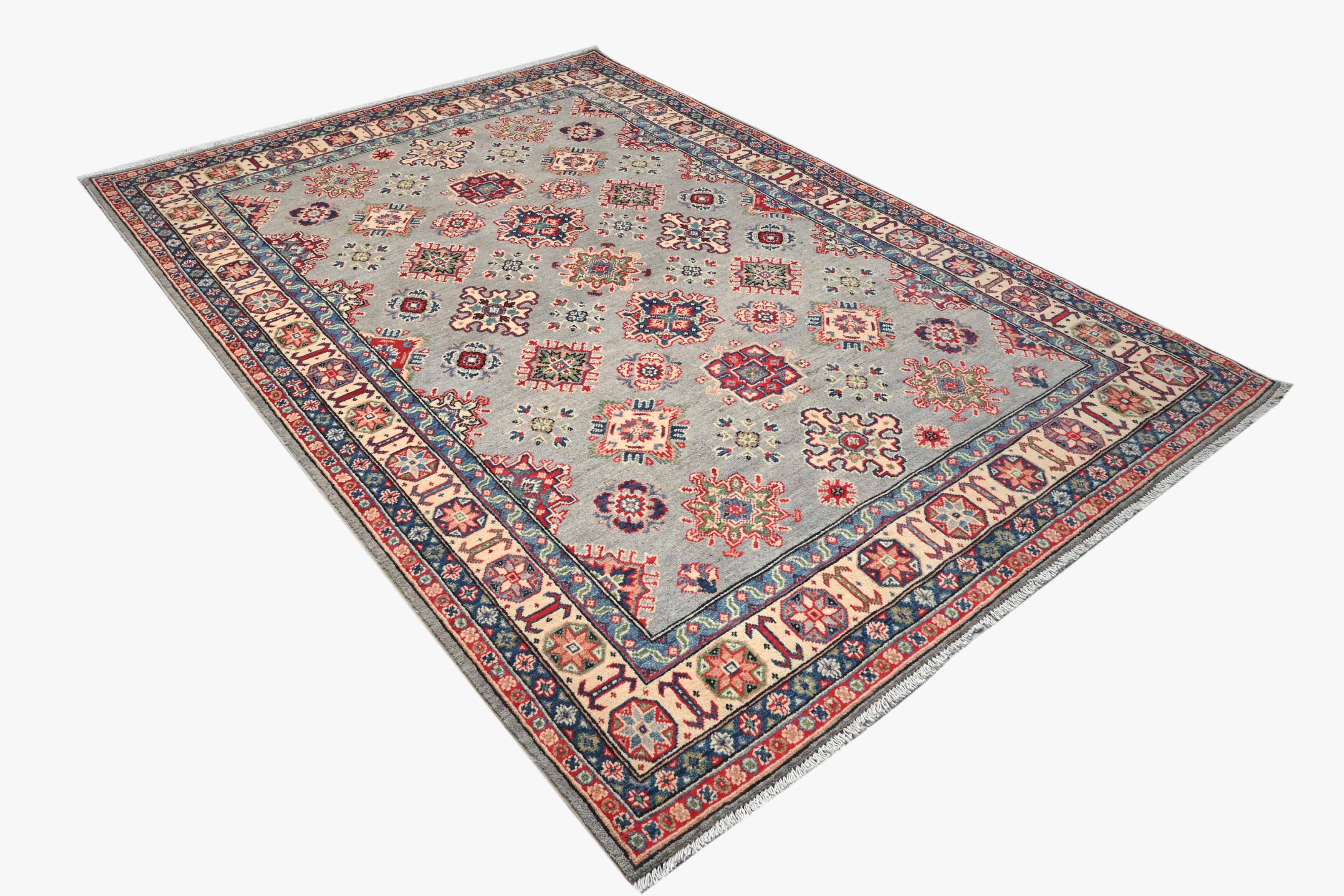 Kazak Grey Rug PC 54961 - 2.42m X 1.70m