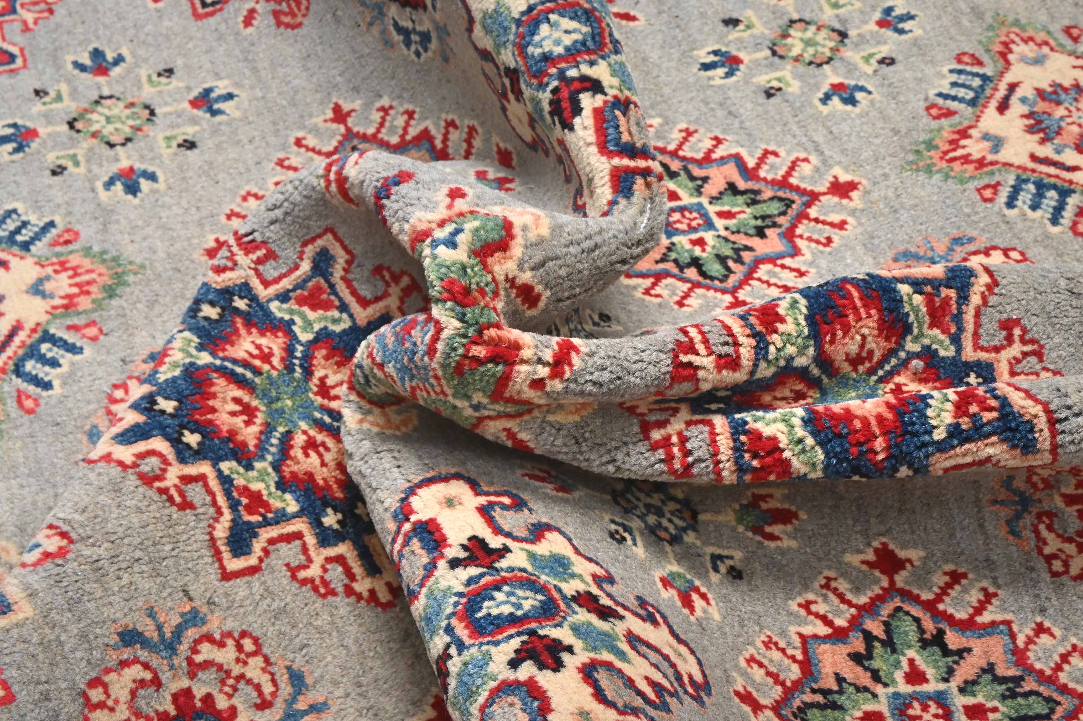 Kazak Grey Rug PC 54961 - 2.42m X 1.70m