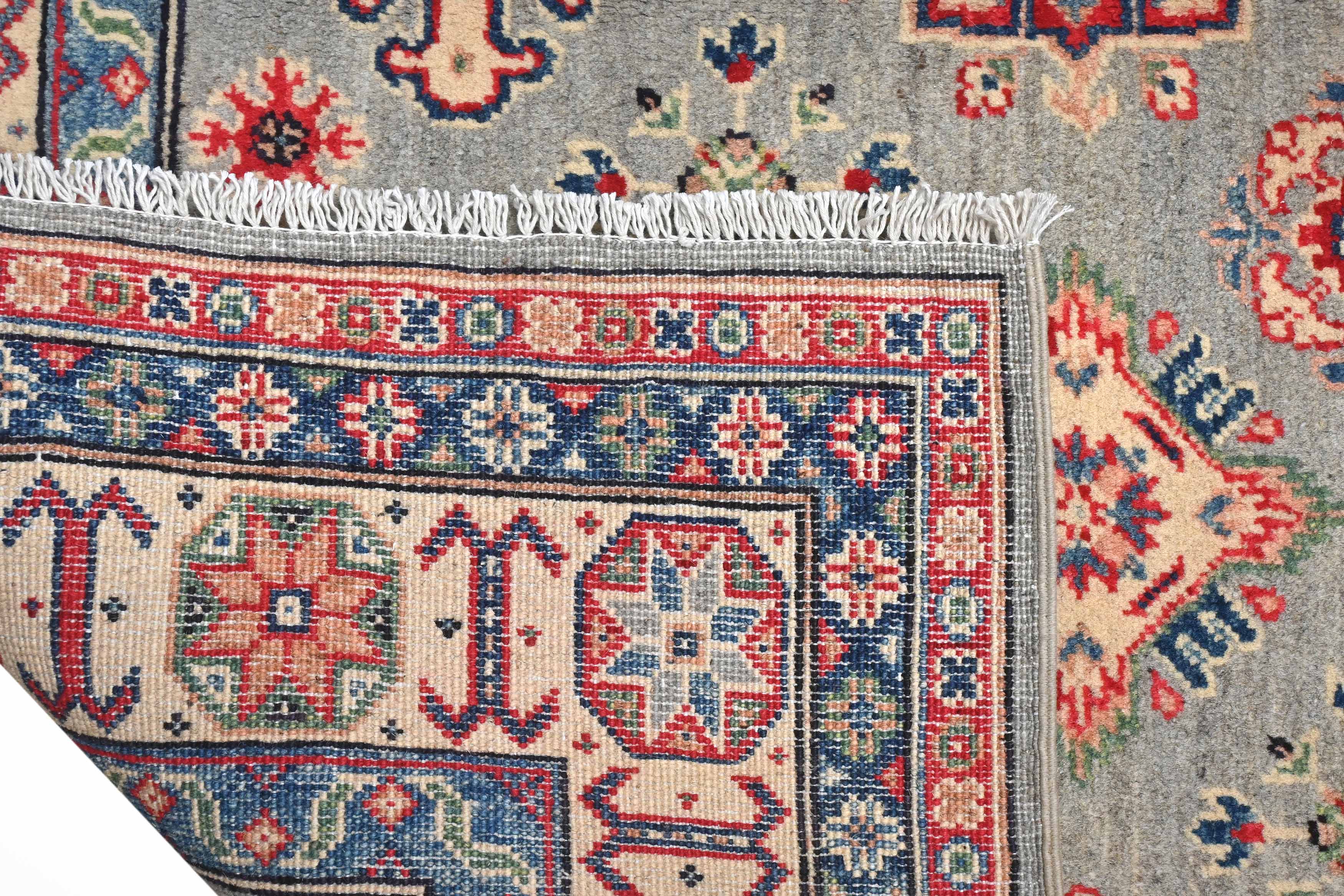 Kazak Grey Rug PC 54961 - 2.42m X 1.70m