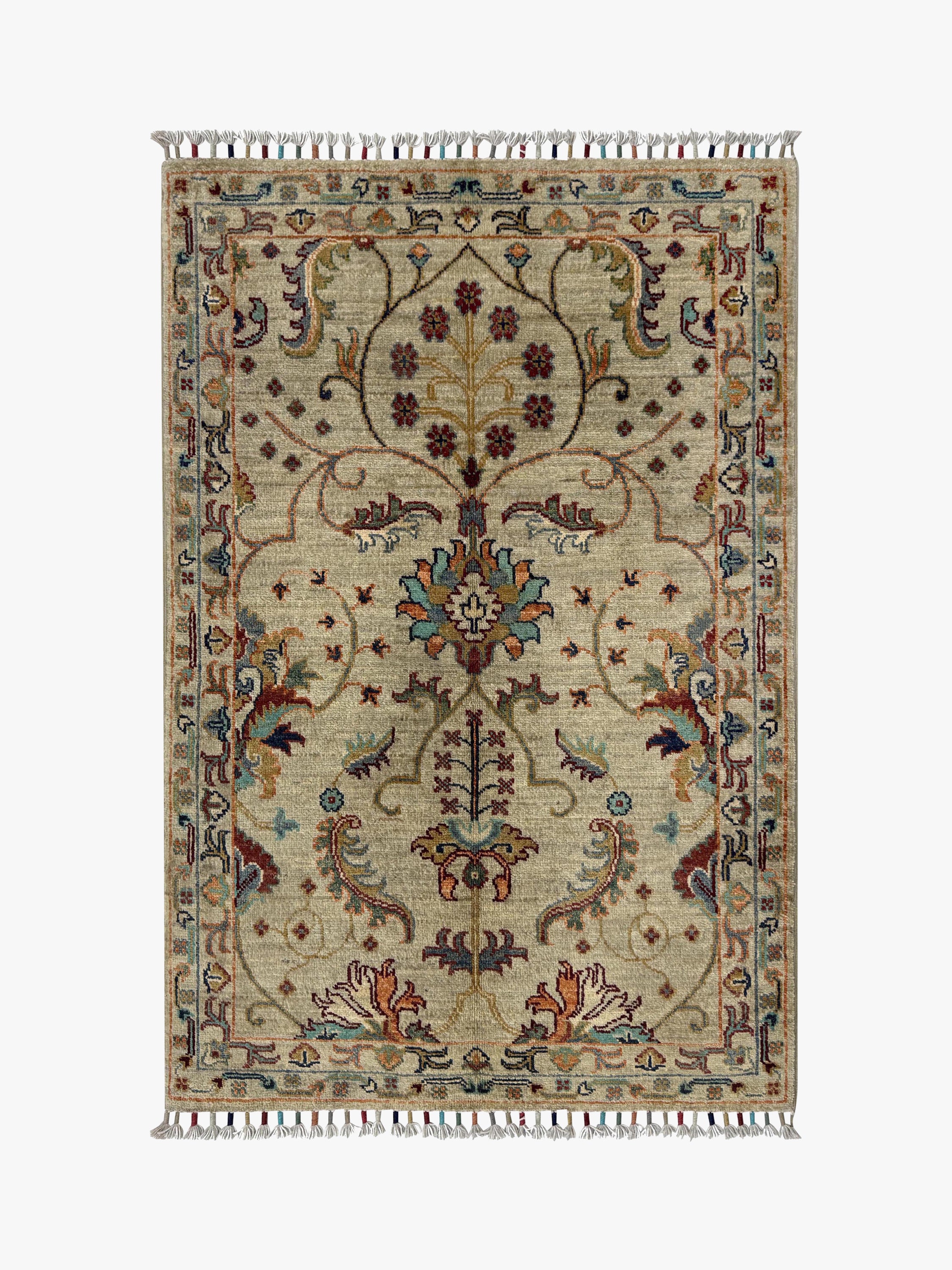 Sultani Grey Rug PC 57415 - 1.26m X 0.81m