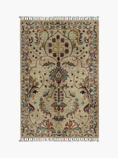 Sultani Grey Rug PC 57415 - 1.26m X 0.81m