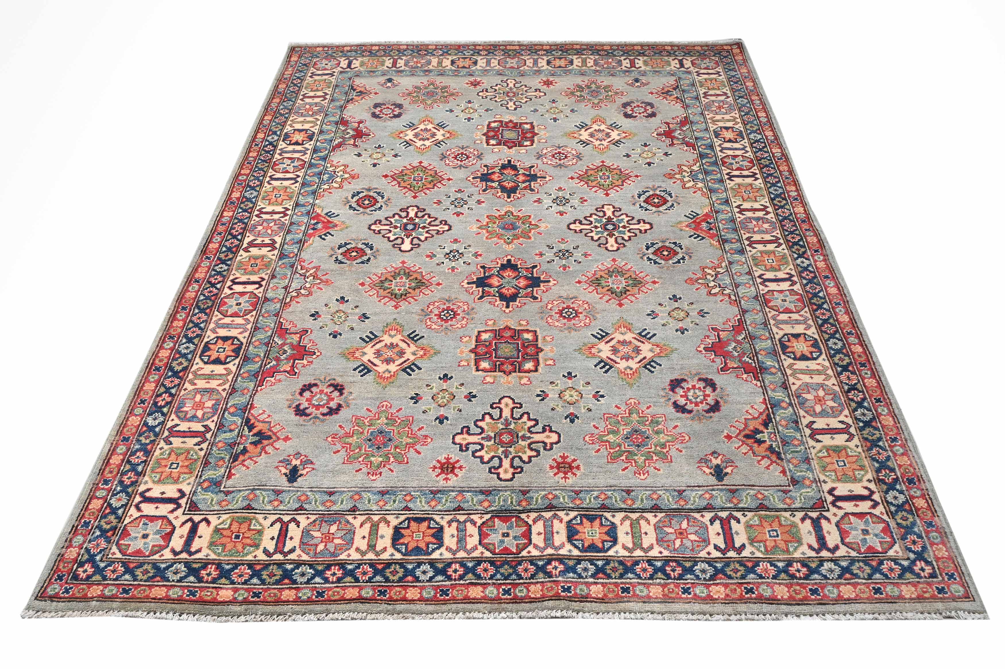 Kazak Grey Rug PC 54962 - 2.33m X 1.69m