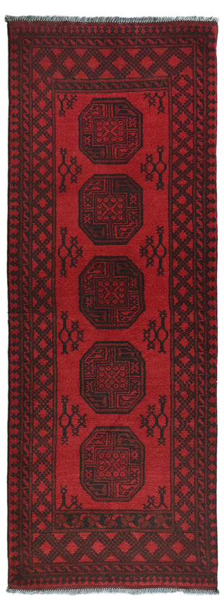 Red Afghan PC 50698 - 2.40 X 0.78