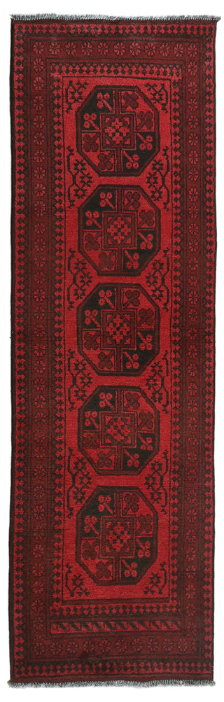 Red Afghan PC 50697 - 2.41 X 0.73
