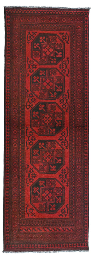 Red Afghan PC 50704 - 2.45 X 0.74