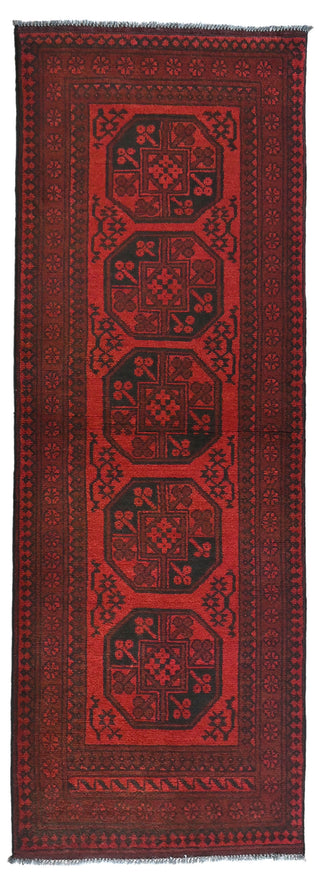 Red Afghan PC 50704 - 2.45m X 0.74m