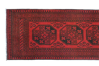Red Afghan PC 50704 - 2.45m X 0.74m