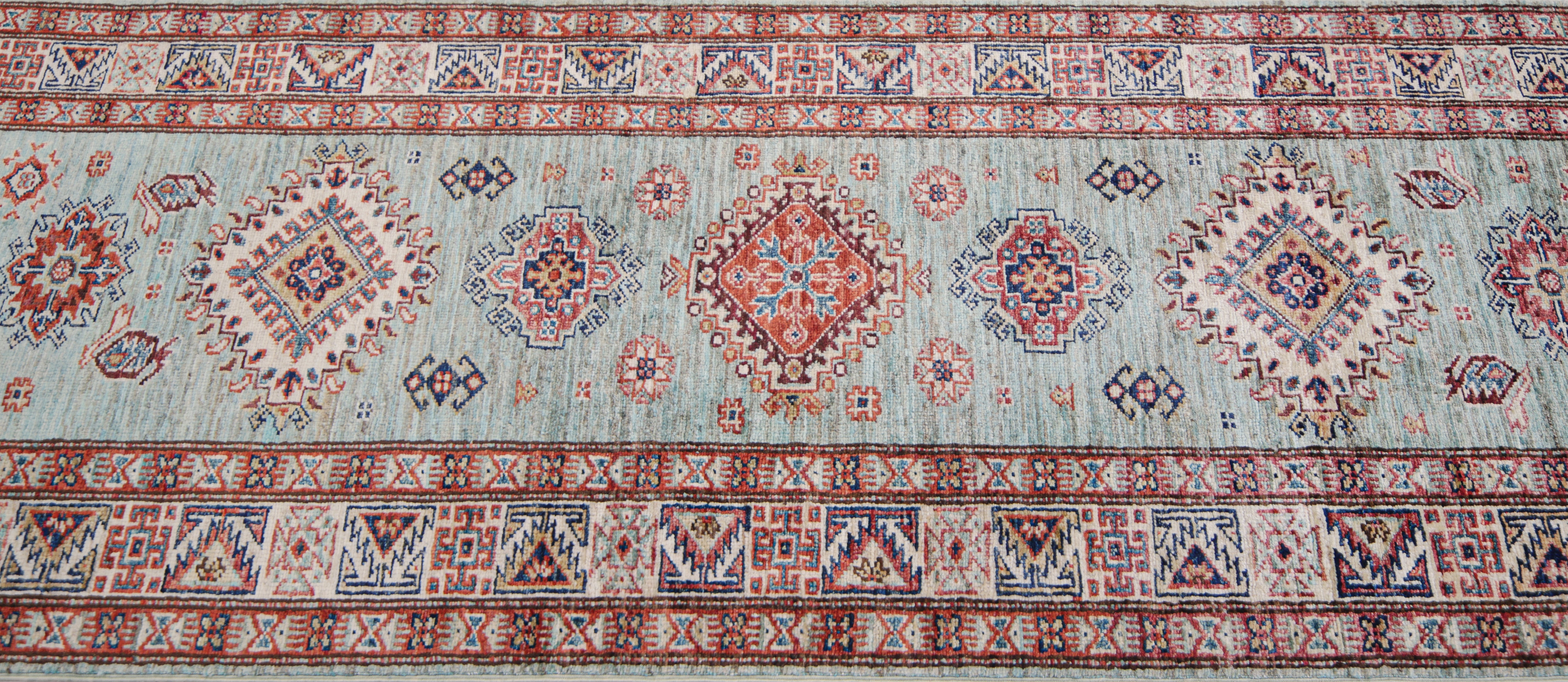 Supreme Kazak Green Rug PC 57515 - 2.57m X 0.76m