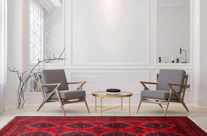 Khal Mohammadi Red Rug PC 57461 - 2.43m X 1.68m