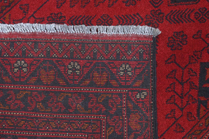 Khal Mohammadi Red Rug PC 57751 - 2.87m X 0.80m