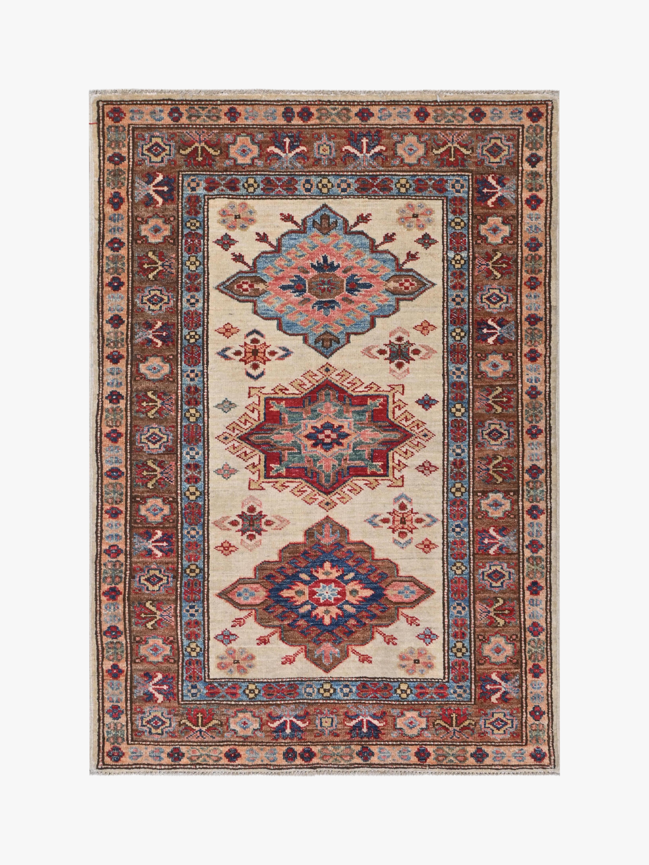 Supreme Kazak Ivory Rug PC 57734 - 1.16m X 0.78m