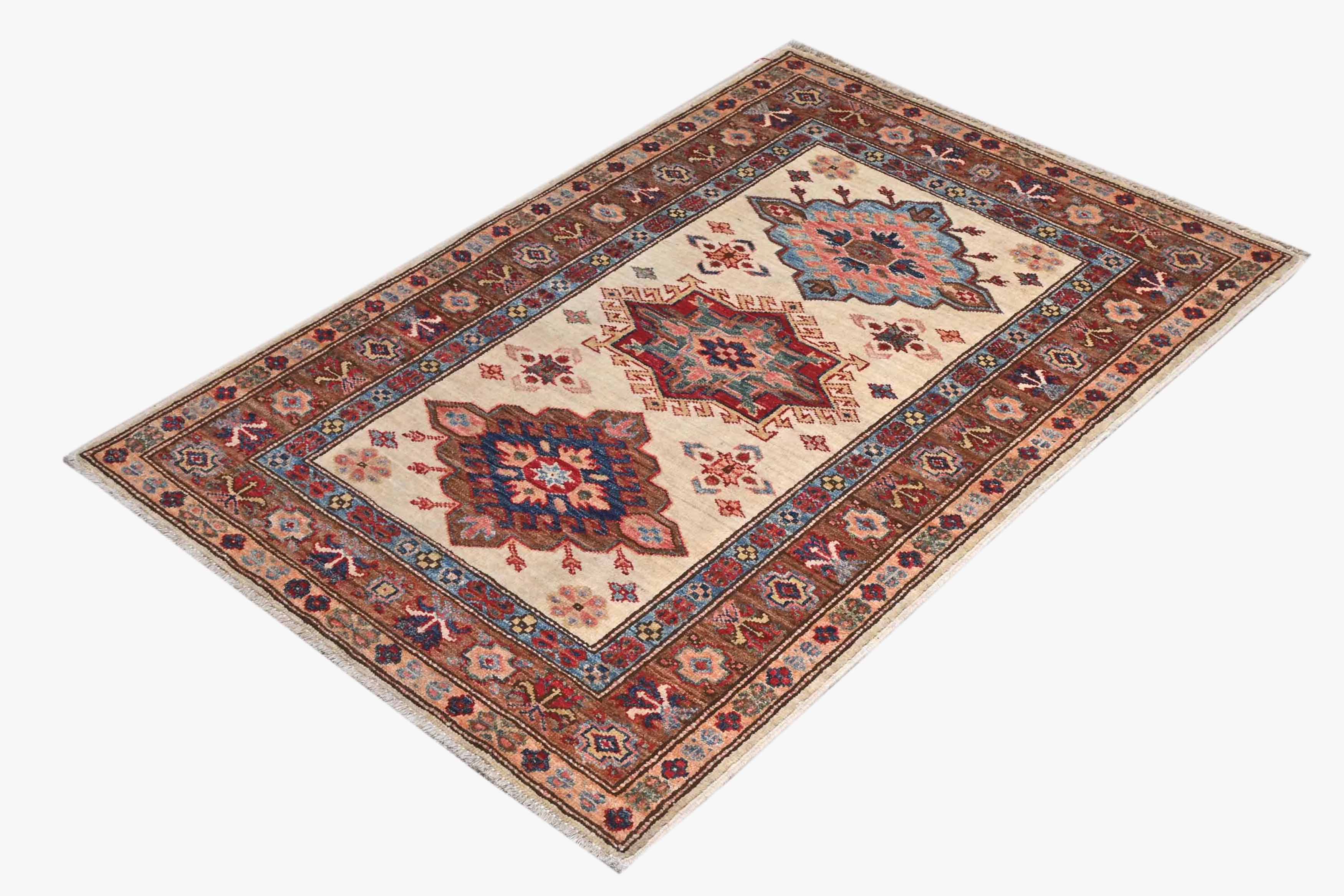 Supreme Kazak Ivory Rug PC 57734 - 1.16m X 0.78m