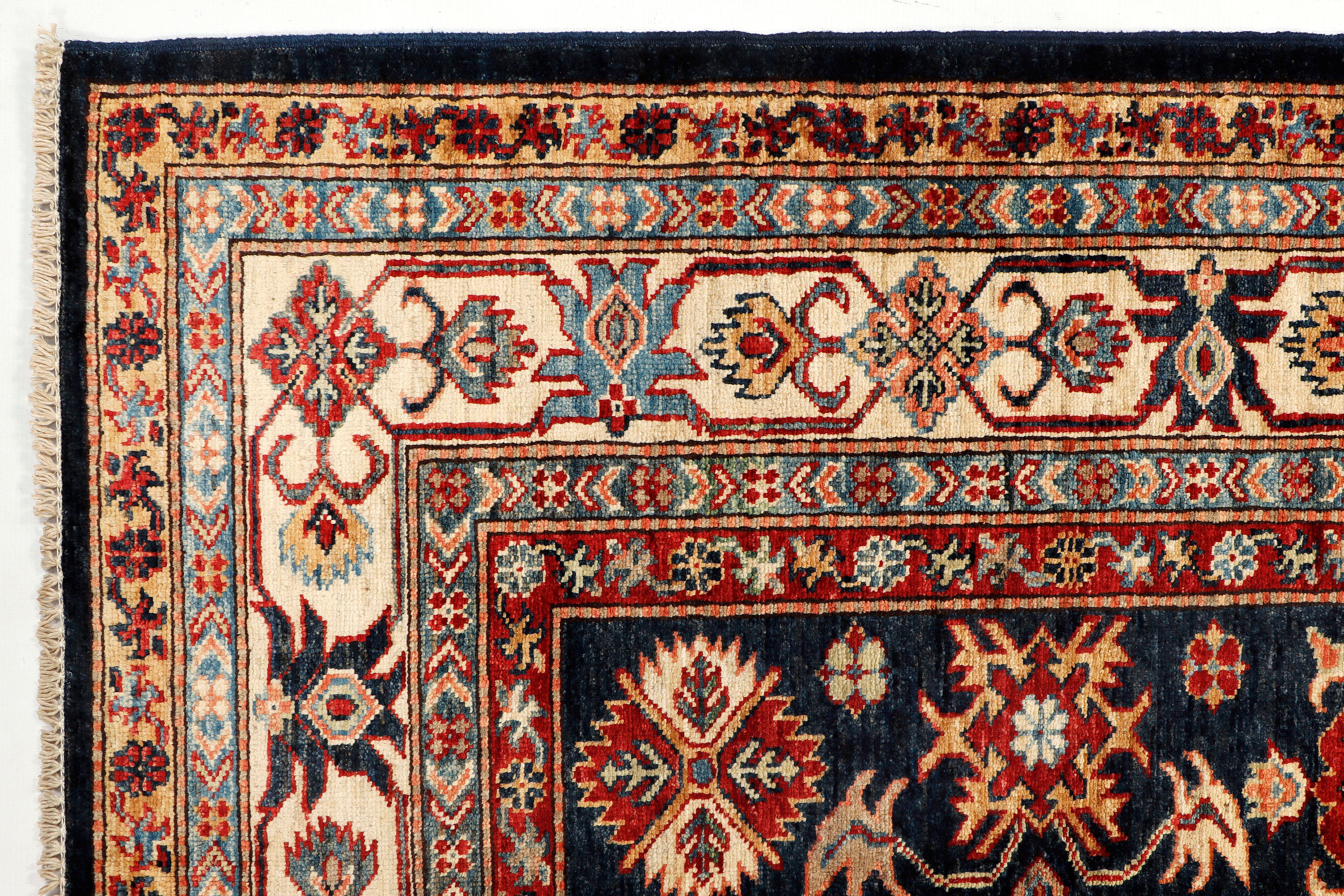 Supreme Kazak Blue Rug PC 56540 - 2.44m X 1.72m