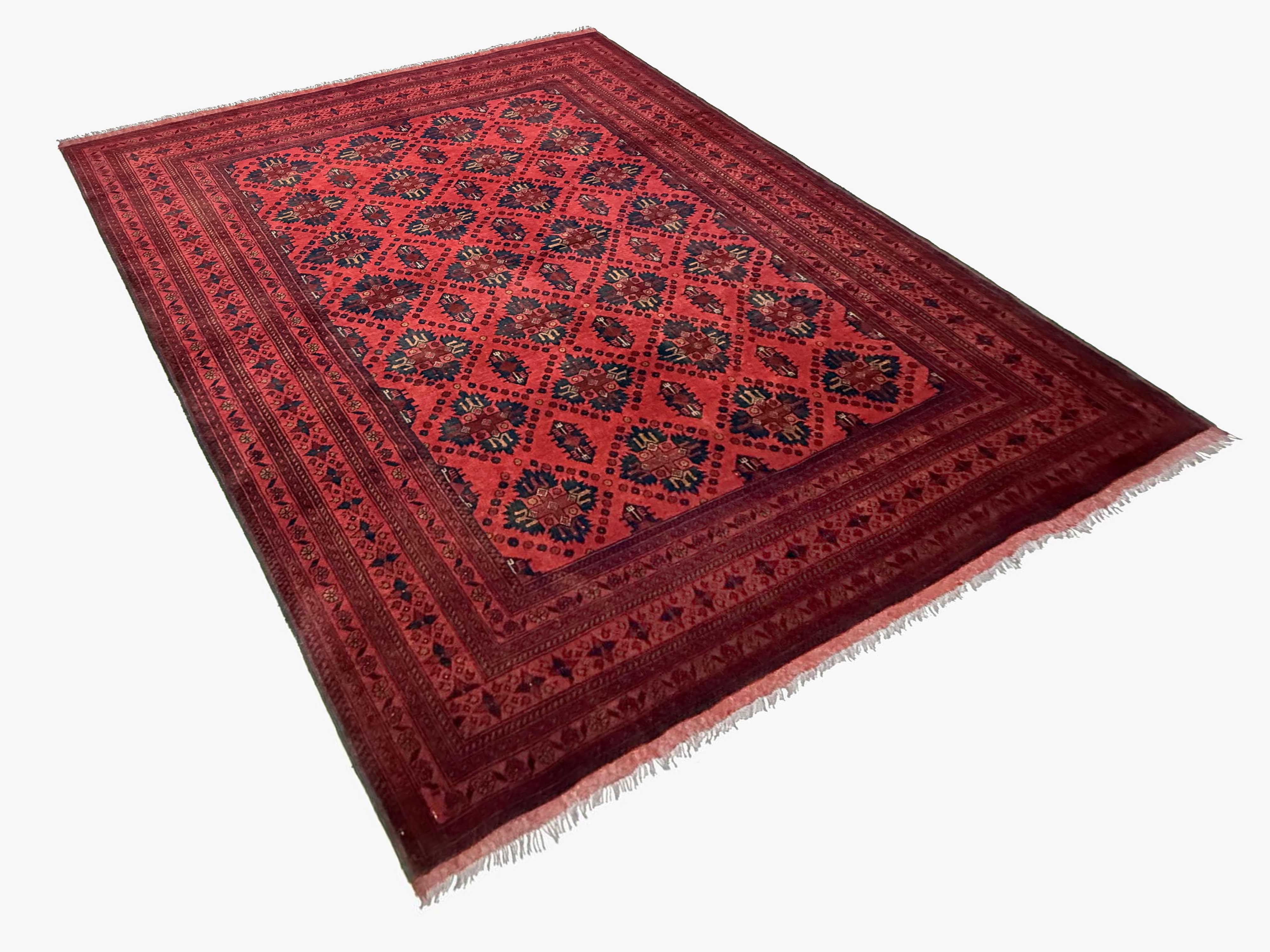 Khal Mohammadi Red Rug PC 57463 - 2.84m X 1.95m