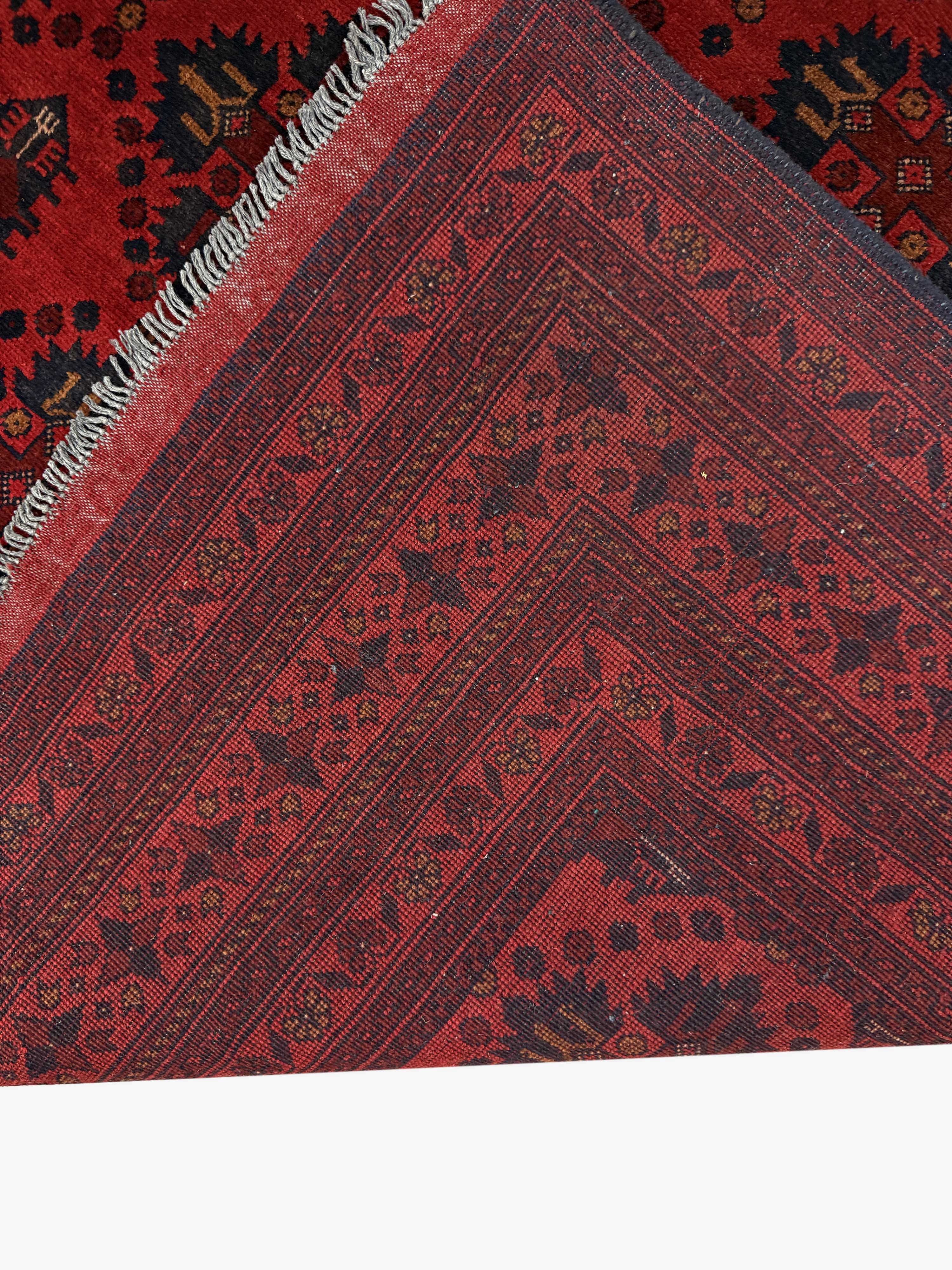 Khal Mohammadi Red Rug PC 57463 - 2.84m X 1.95m