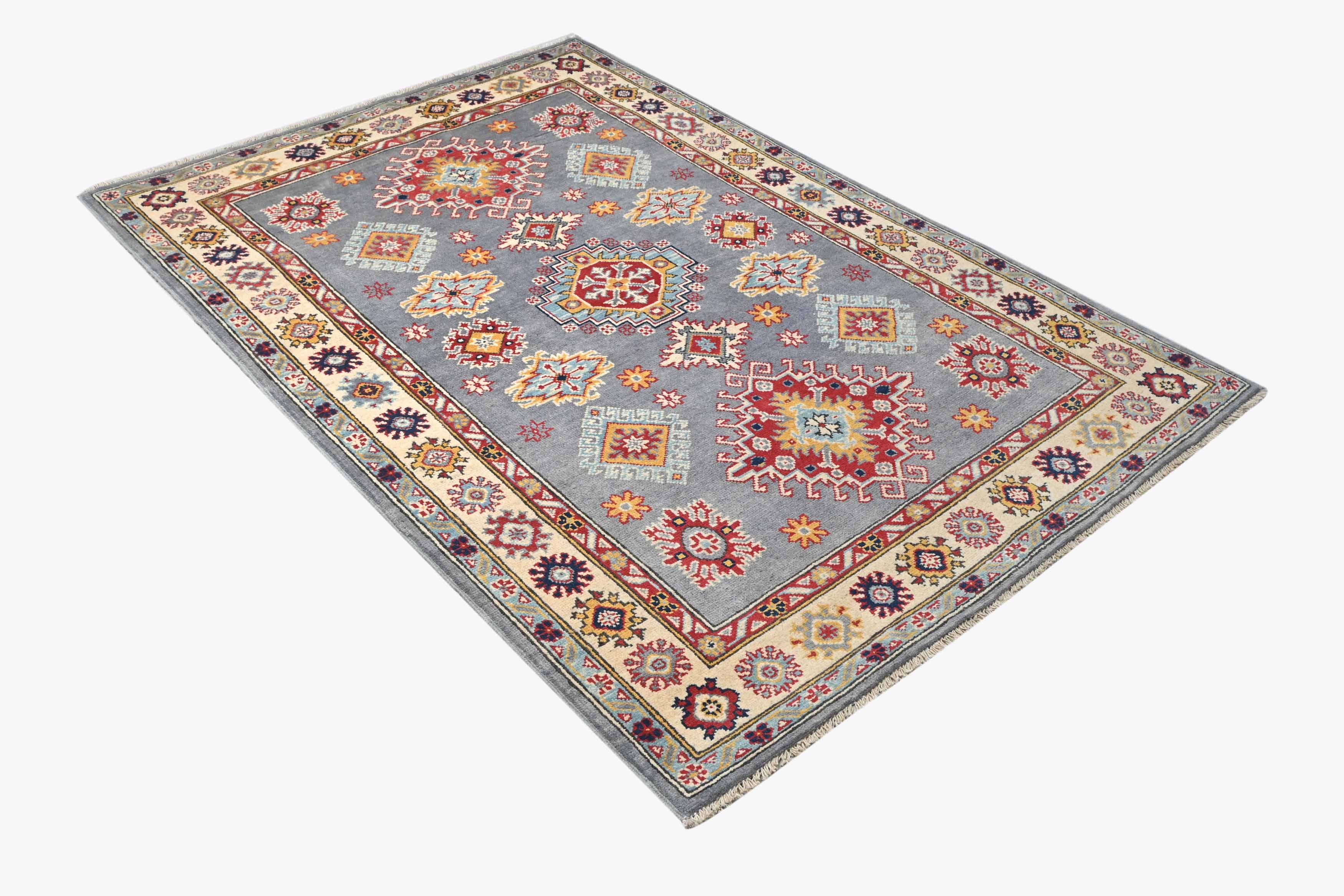 Kazak Grey Rug PC 54966 - 1.79m X 1.24m